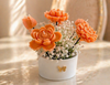 Amber Bloom Mini Candle Bouquet