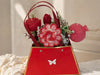 Crimson Rose Handbag Candle Set