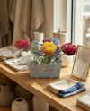Vibrant Rose Tote Candle Set